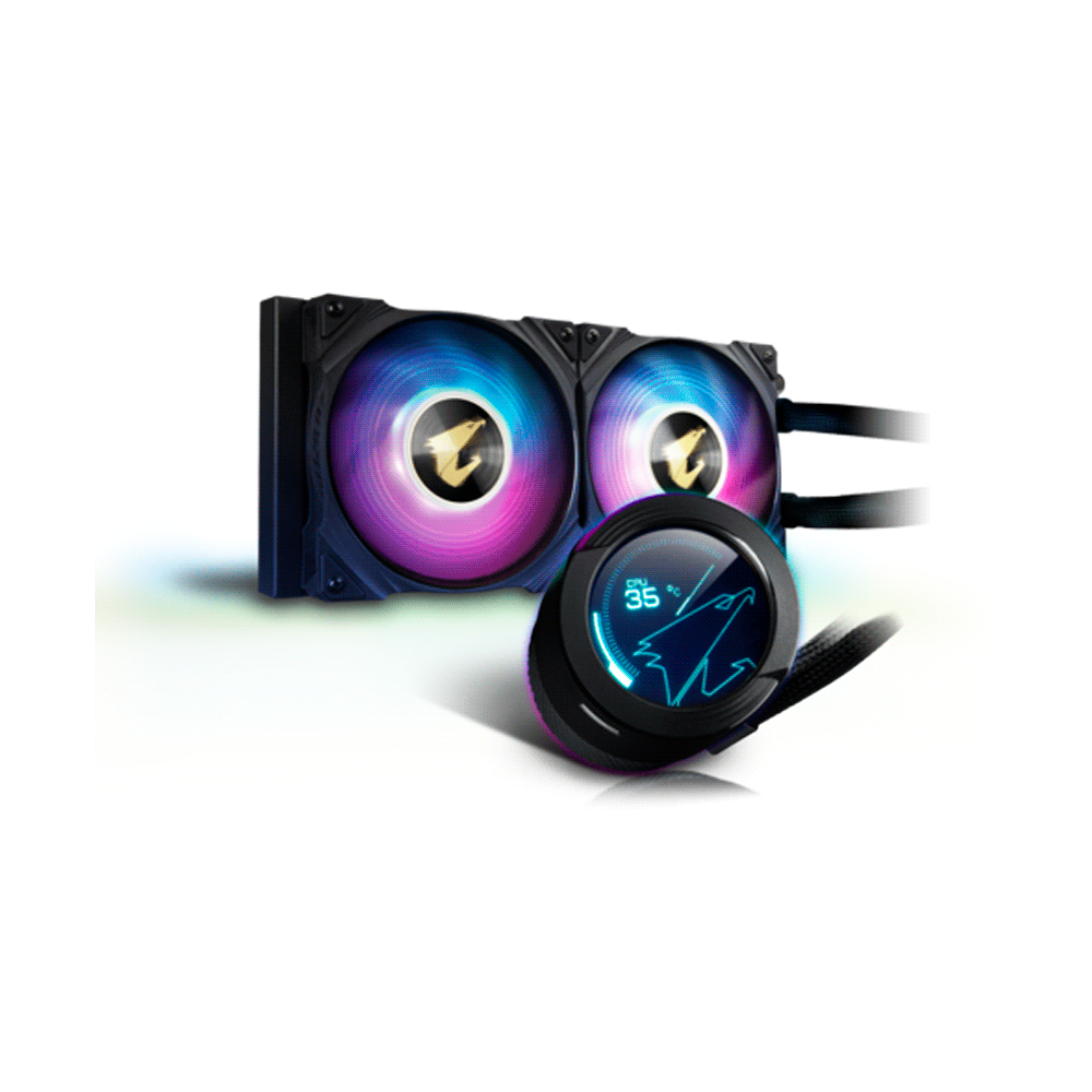 COOLER P/CPU AORUS WATERFORCE X 240 RGB LCD