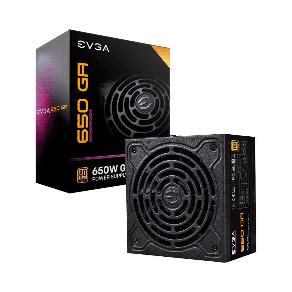 FUENTE  650W EVGA SUPERNOVA GA 80PLUS GOLD FULL MODULAR 220-GA-0650-X1