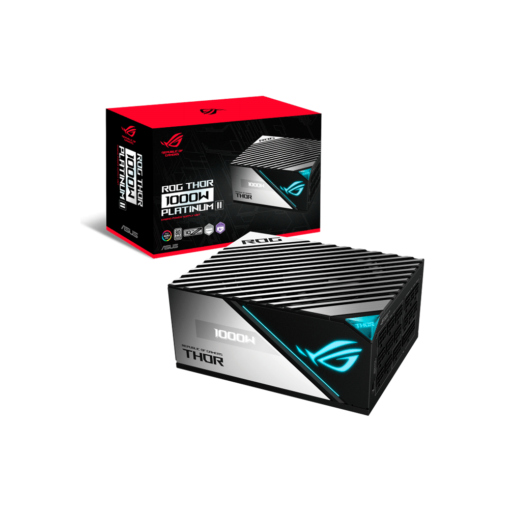 FUENTE 1000W ASUS 80PLUS PLATINUM FULL MODULAR ROG-THOR-1000P2-GAMING