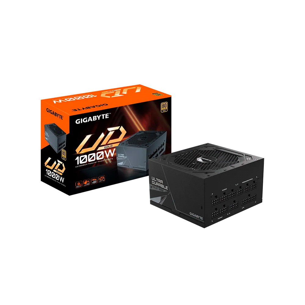 FUENTE 1000W GIGABYTE 80PLUS GOLD FULL MODULAR GP-UD1000GM