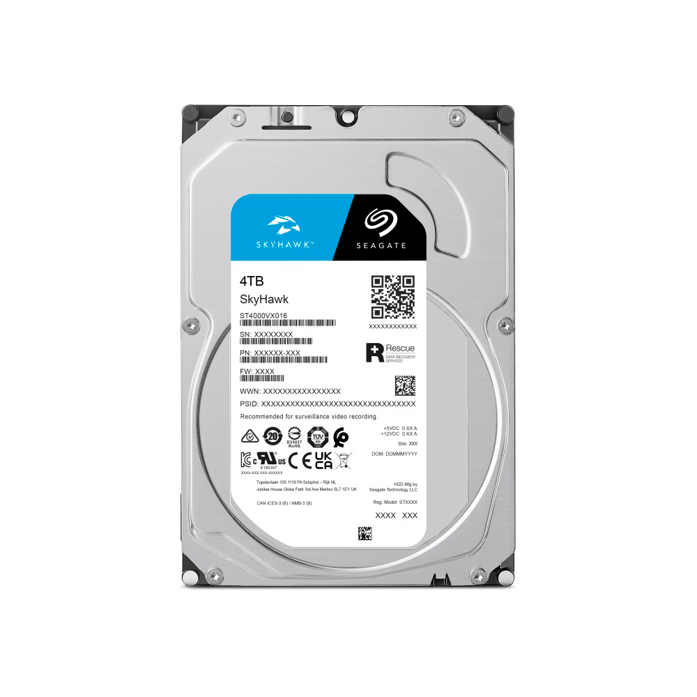 HD SATA3  4TB SEAGATE SKYHAWK 5400 256MB ST4000VX016 SURV GARANTIA BR