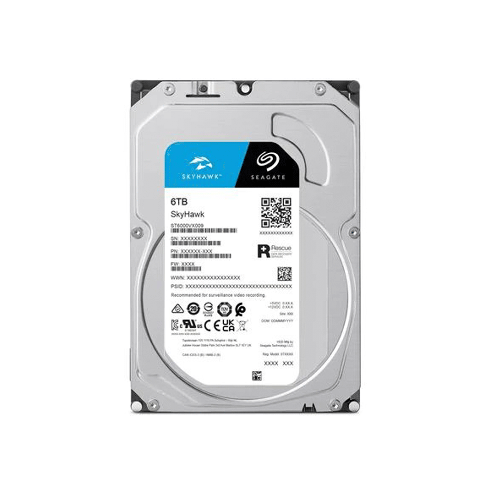 HD SATA3  6TB SEAGATE SKYHAWK 5400 256MB ST6000VX009 SURV GARANTIA BR