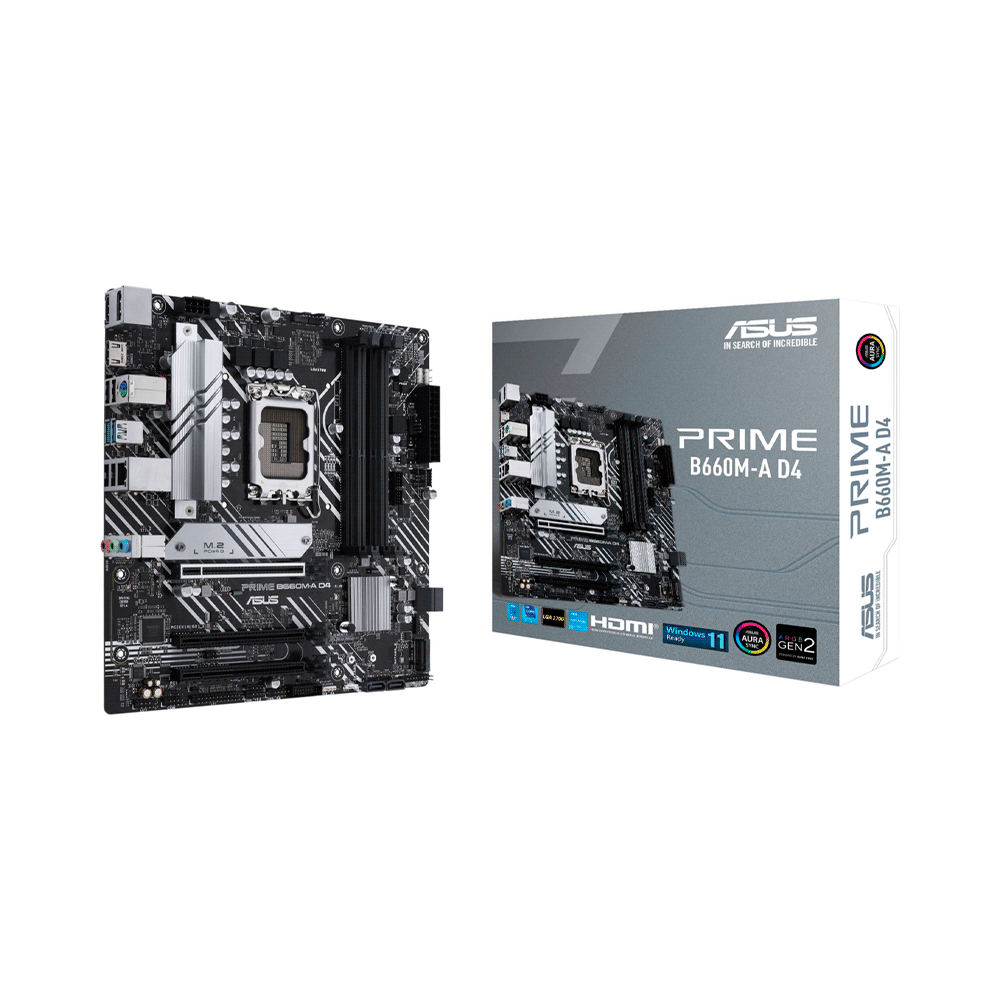 MB 1700 B660M-A D4 PRIME ASUS S/R/2HDMI/DP/2M2/DDR4/USB3.2/MATX/AURA
