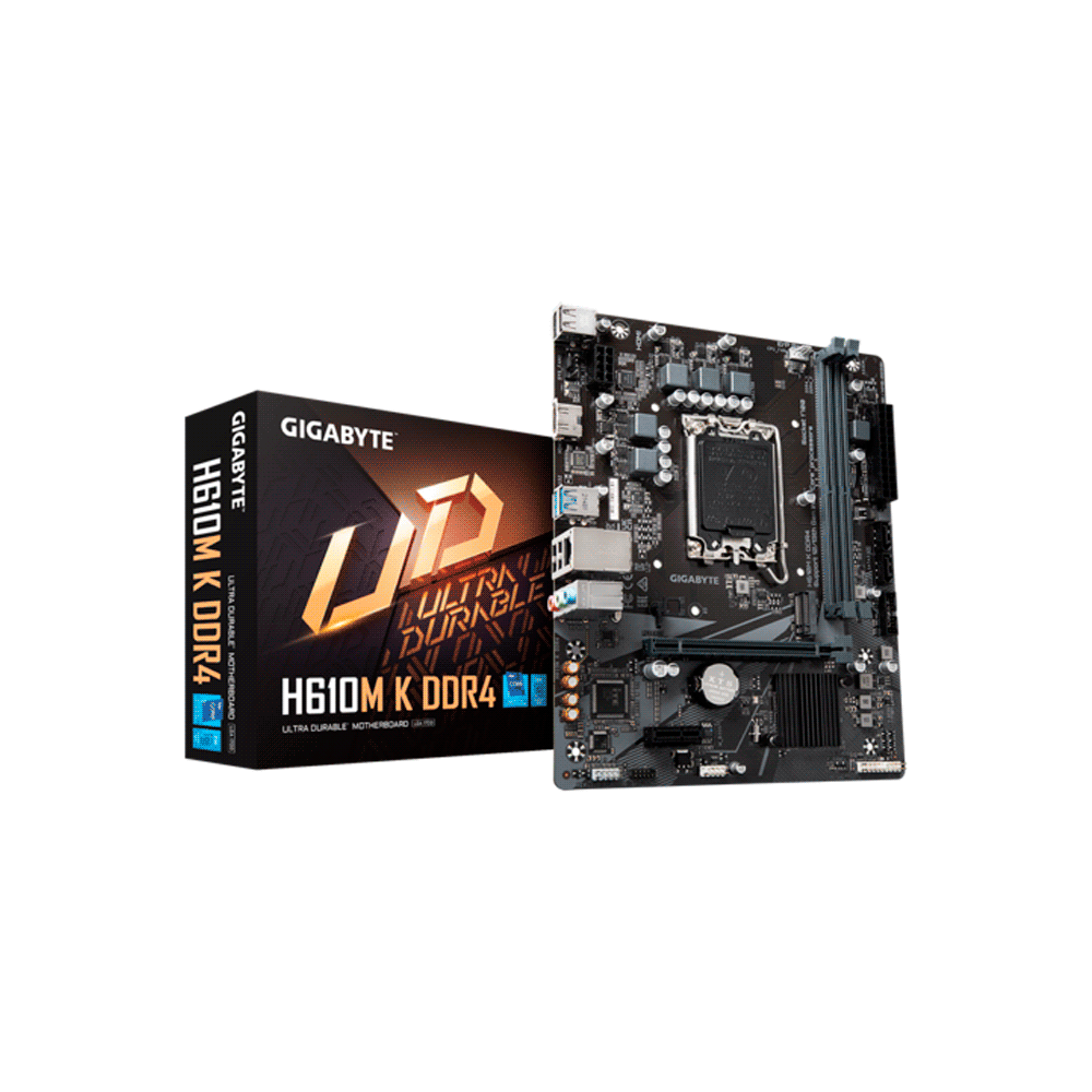MB 1700 H610M K DDR4 GIGABYTE S/R/HDMI/M2/USB3.2/MATX