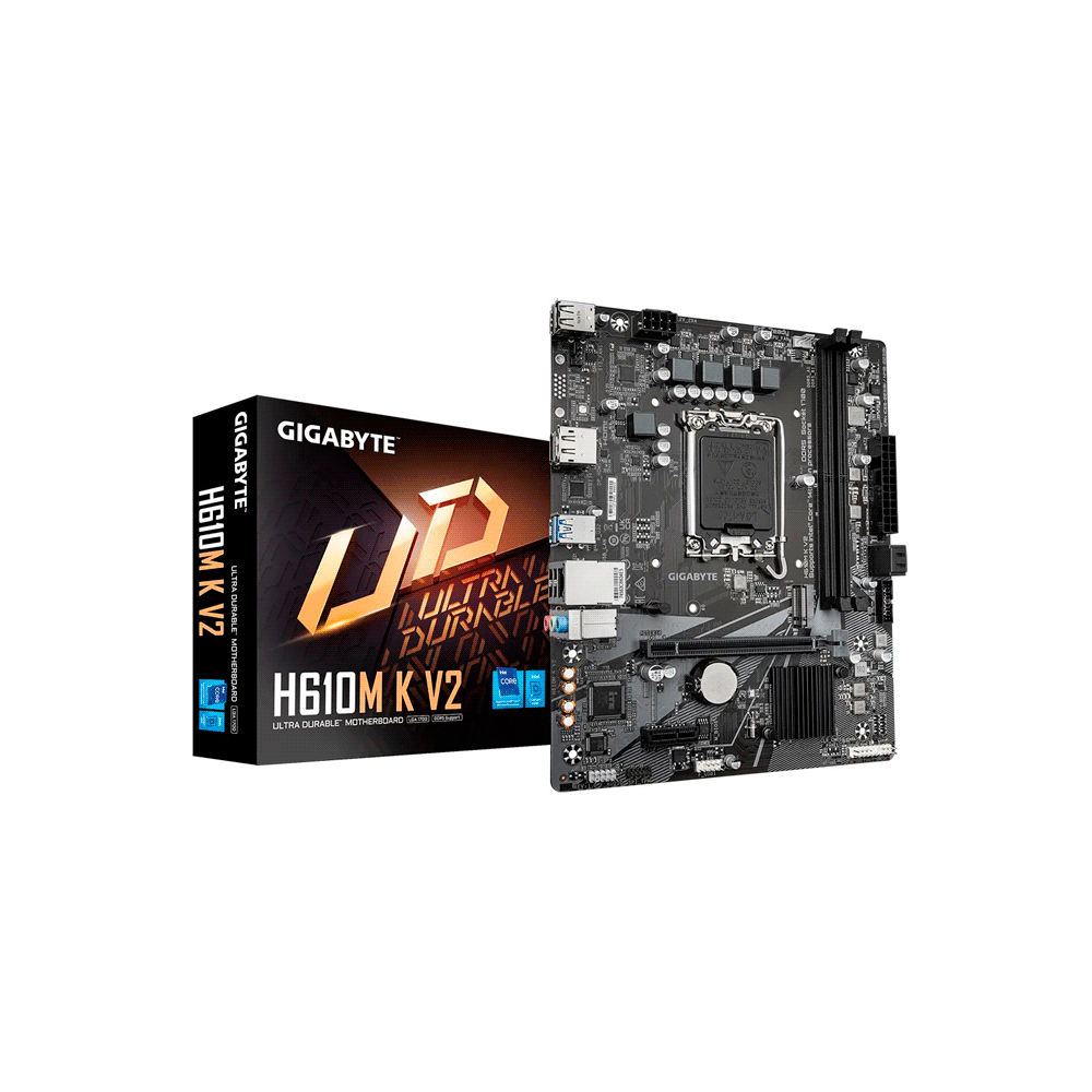 MB 1700 H610M K V2 DDR5 GIGABYTE S/R/HDMI/DP/M2/USB3.2/MATX