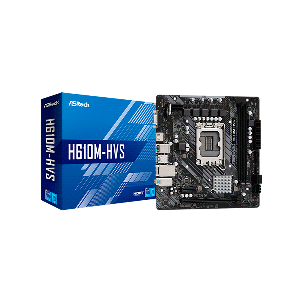 MB 1700 H610M-HVS ASROCK V/S/R/HDMI/DDR4/USB3.2/MATX