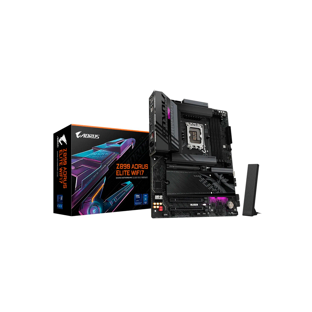 MB 1851 Z890 AORUS ELITE WIFI7 DDR5 GIGABYTE S/R/DP/4M2/USB3.2/ATX