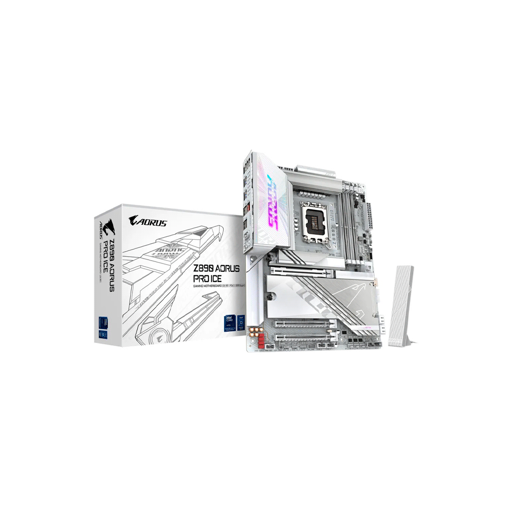 MB 1851 Z890 AORUS PRO ICE DDR5 GIGABYTE S/R/5M2/WIFI/USB3.2/ATX