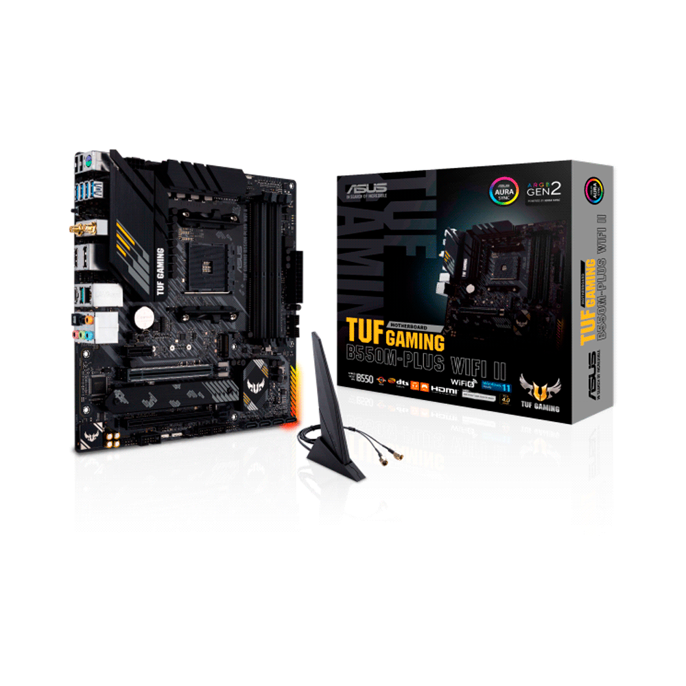 MB AM4 B550M-PLUS WIFI II TUF GAMING ASUS S/R/HDMI/DP/2M2/DDR4/USB3.2/