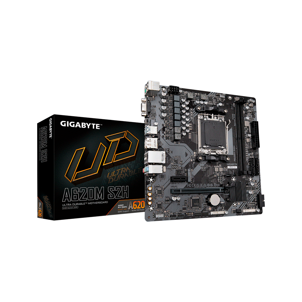 MB AM5 A620M S2H DDR5 GIGABYTE V/S/R/HDMI/DP/M2/USB3.2/MATX