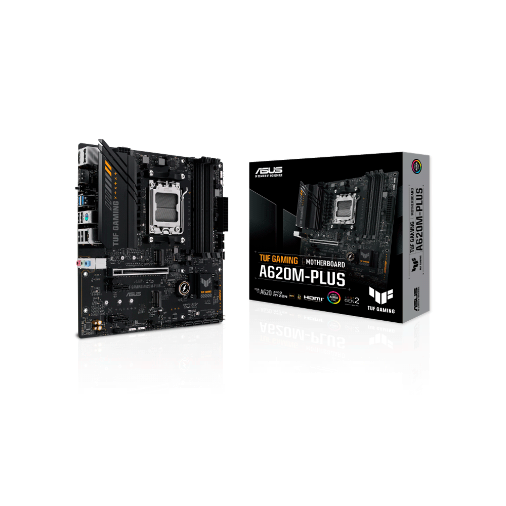 MB AM5 A620M-PLUS DDR5 TUF GAMING ASUS S/R/HDMI/2DP/2M2/USB3.2/MATX