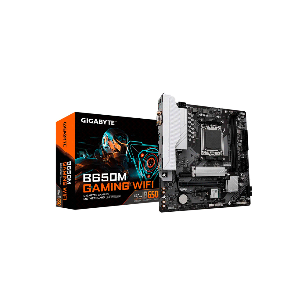MB AM5 B650M GAMING WIFI DDR5 GIGABYTE V/S/R/HDMI/M2/USB3.2/MATX