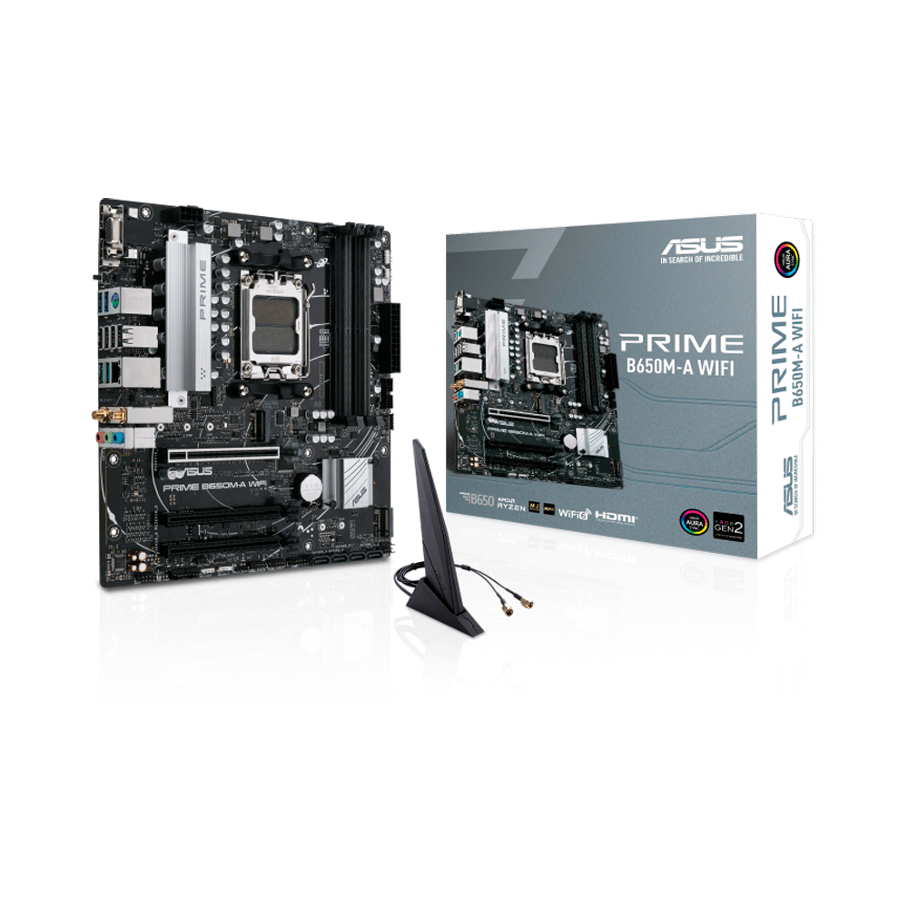 MB AM5 B650M-A WIFI DDR5 PRIME ASUS V/S/R/HDMI/DP/2M2/USB3.2/MATX
