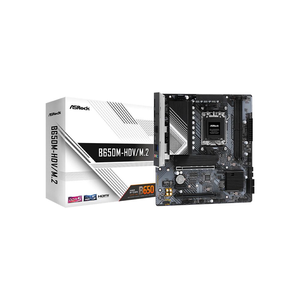 MB AM5 B650M-HDV/M.2 DDR5 ASROCK S/R/HDMI/DP/2M2/USB3.2/MATX