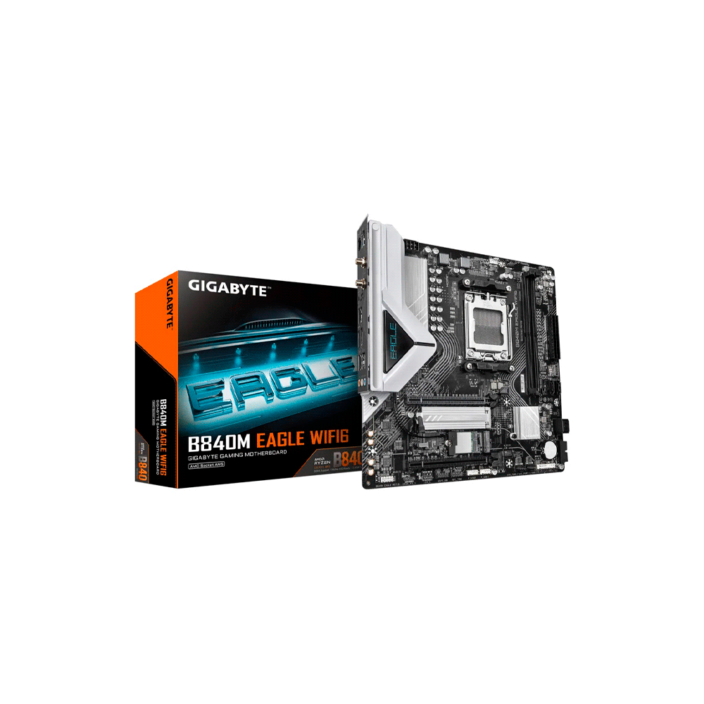 MB AM5 B840M EAGLE WIFI6 DDR5 GIGABYTE S/R/HDMI/DP/2M2/USB3.2/MATX