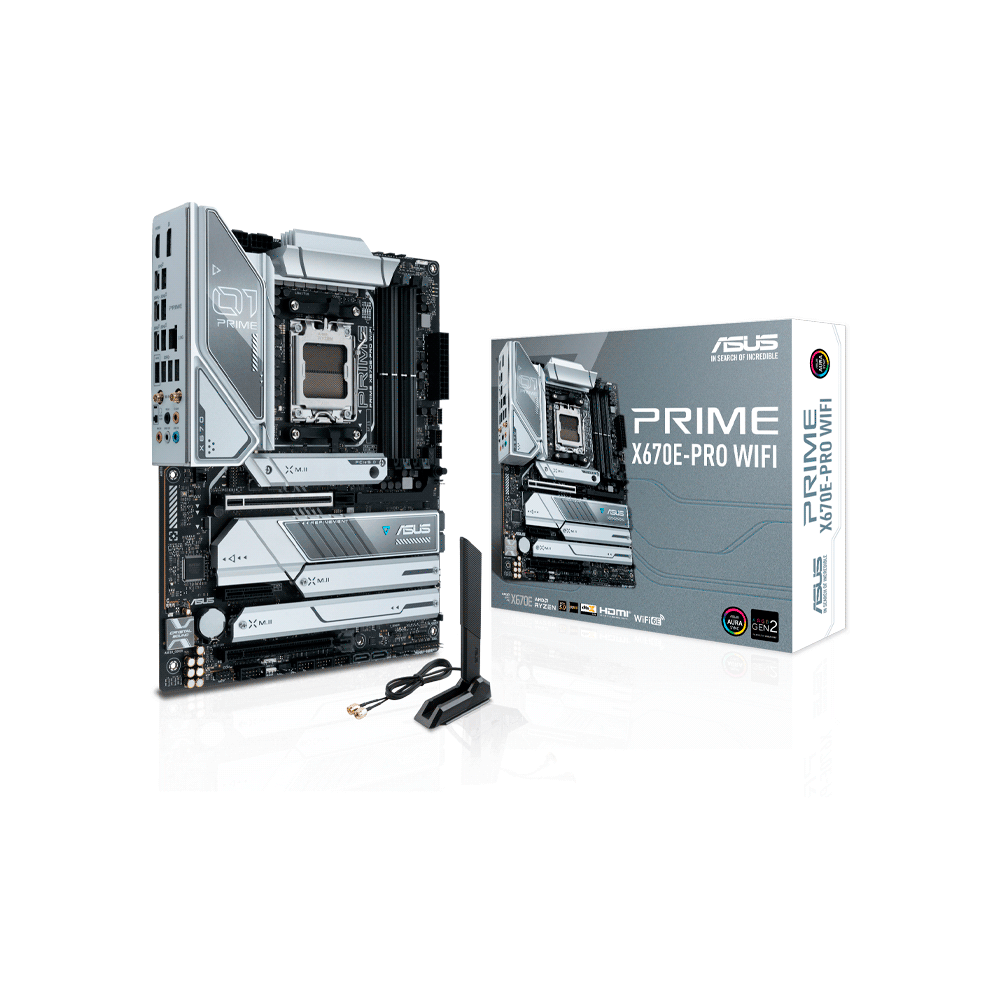 MB AM5 X670E-PRO WIFI PRIME DDR5 ASUS S/R/HDMI/DP/4M2/USB/ATX D
