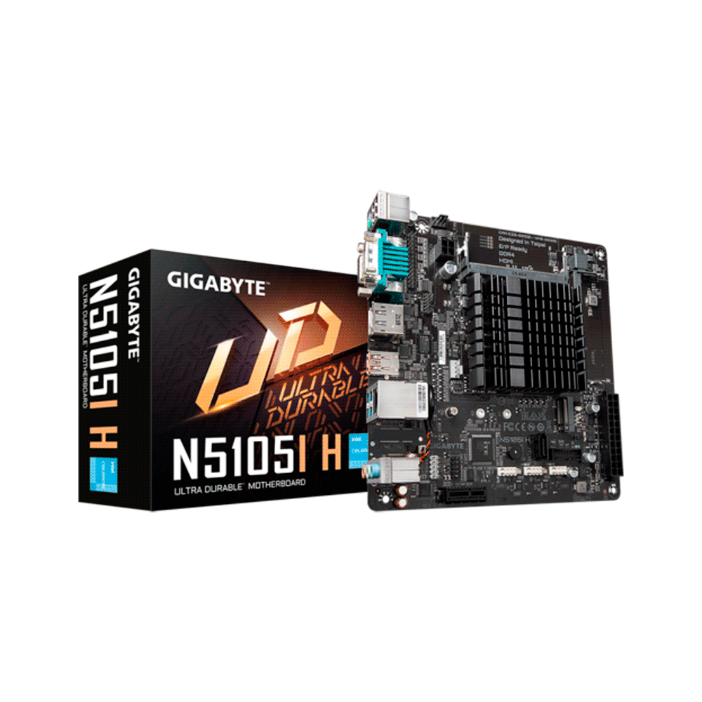 MB+CPU N5105I H GIGABYTE CEL 1.0/V/S/R/HDMI/DP/COM/DDR4/USB3.2/MITX
