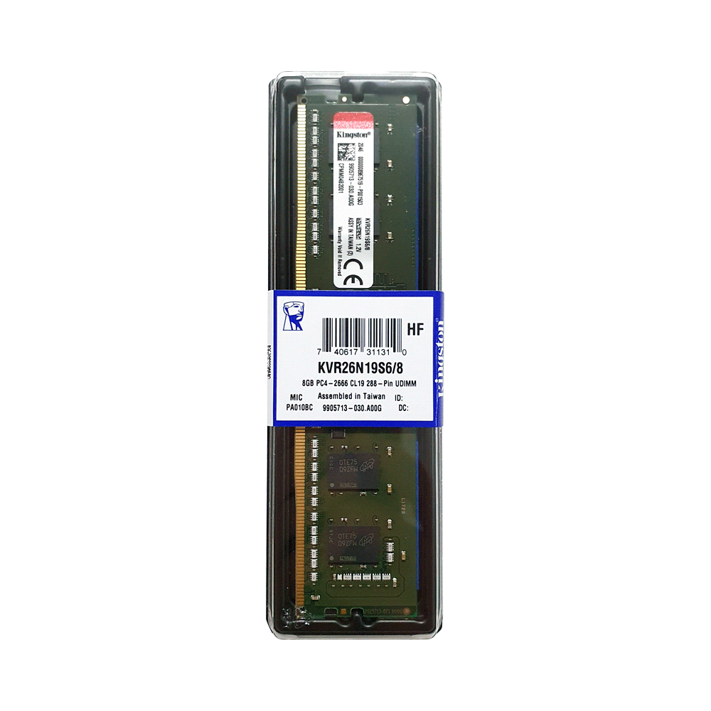 MEM DDR4  8G 2666 KINGSTON KVR26N19S6/8