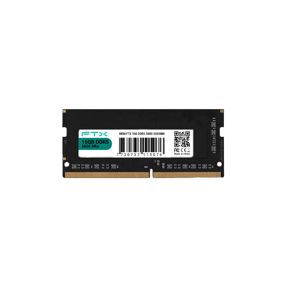 MEM P/NB DDR5 16G 5600 FTX 115076 1 A¥O GARANTIA