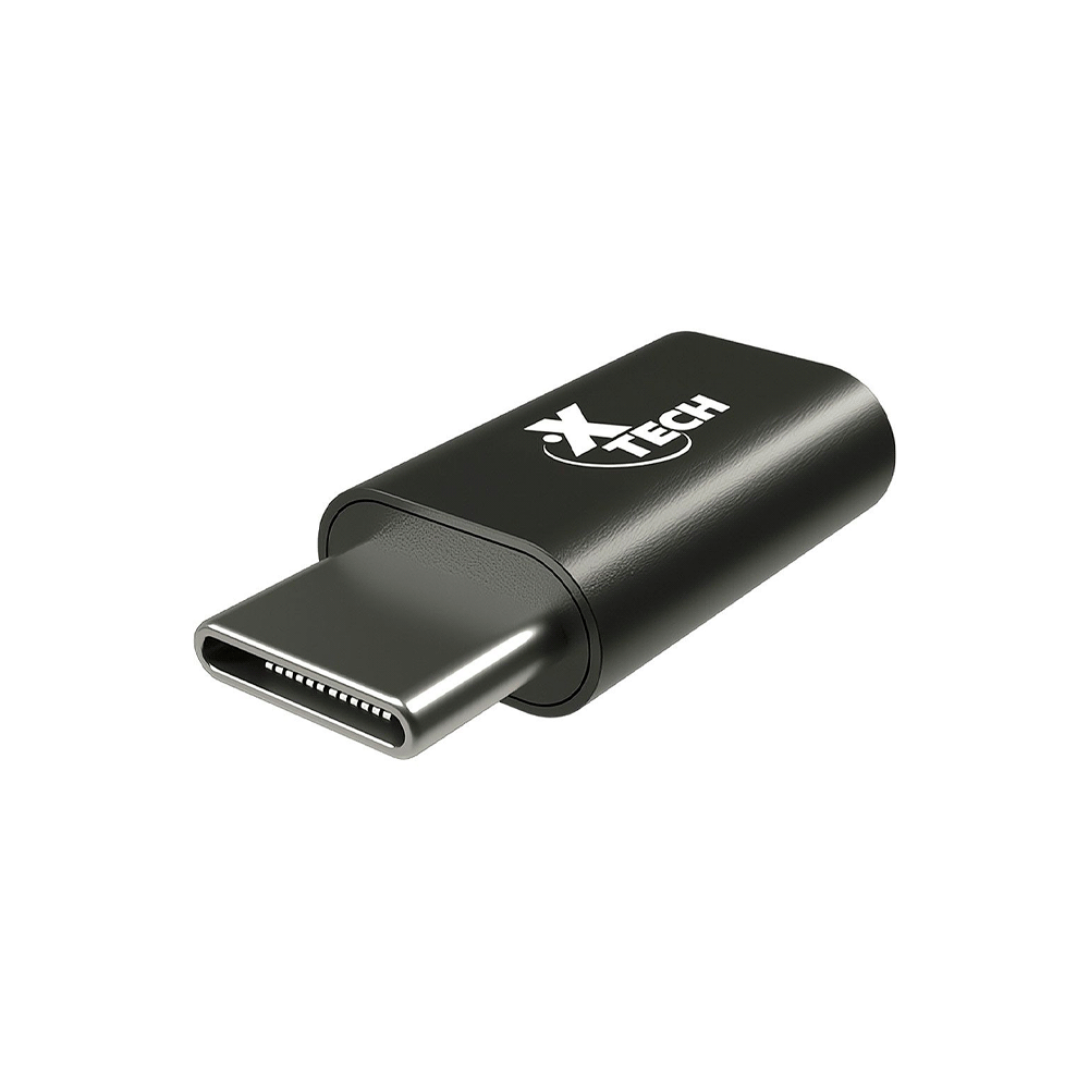 ADAP USB-C/M-USB M/H XTECH XTC-526 480MBPS/NEGRO