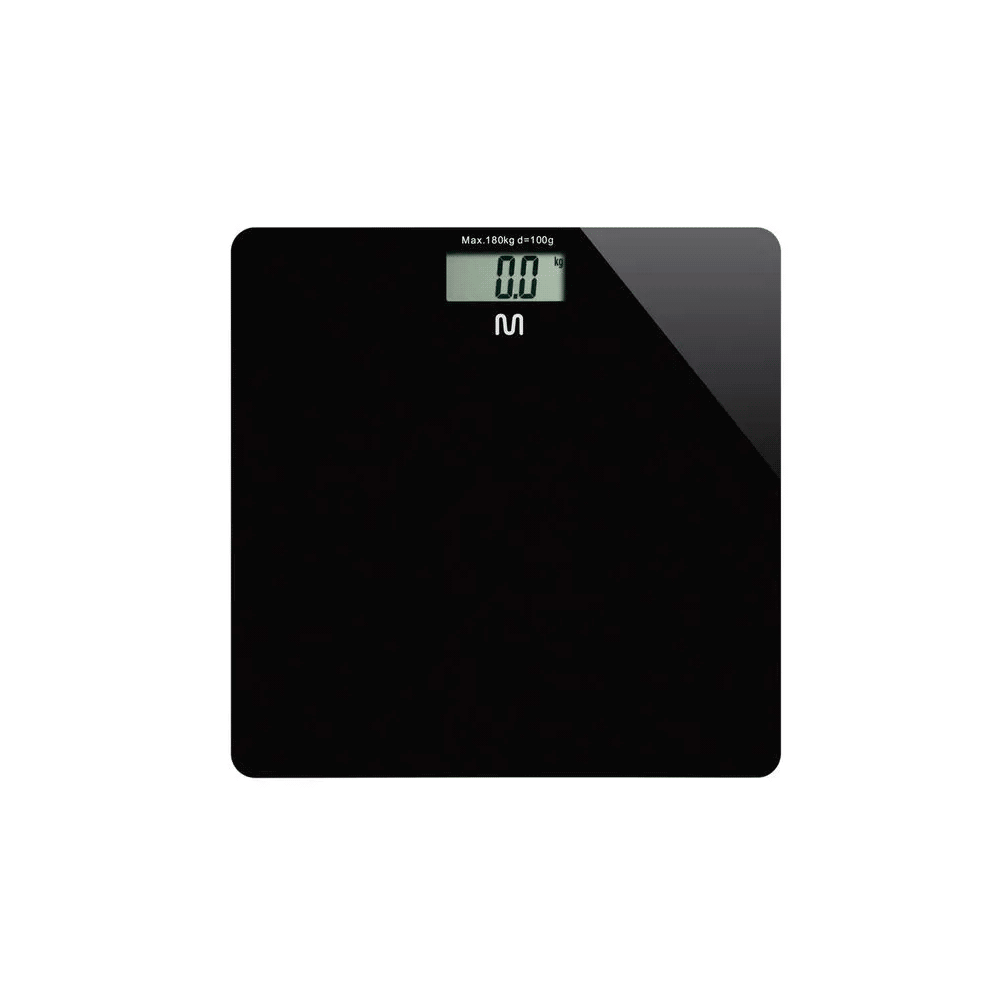 BALANZA DIGITAL 180KG DIGI HEALTH A BATERIA HC022N NEGRO MULTILASER