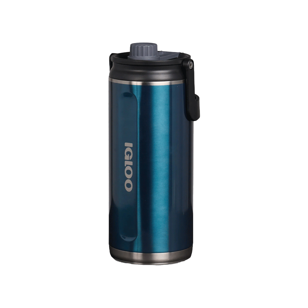 BOTELLA IGLOO  2.4L SSTL CHUG BTL AZUL MODERNO C/MANIJA 4P 71102