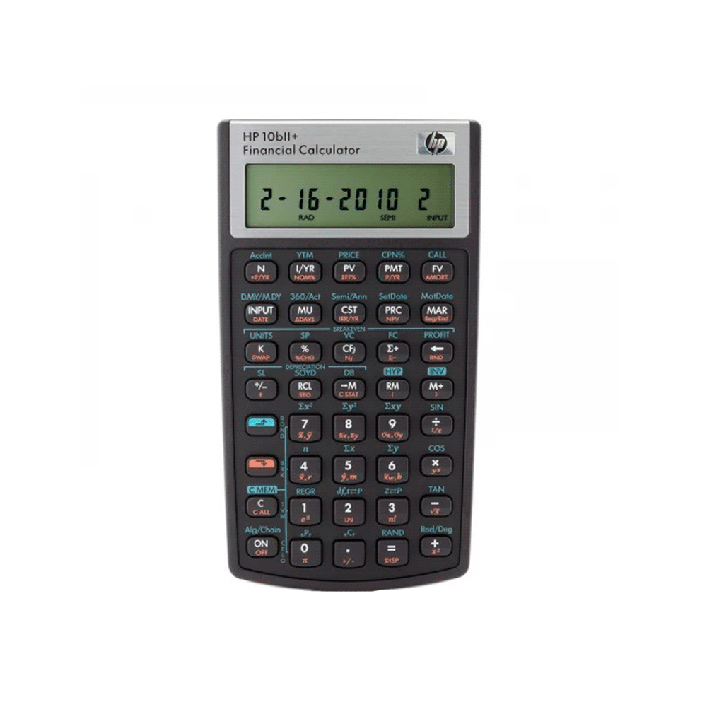 CALC FINANCIERA HP 10BII+ 1 LINEA FORM VERTICAL NEGRO