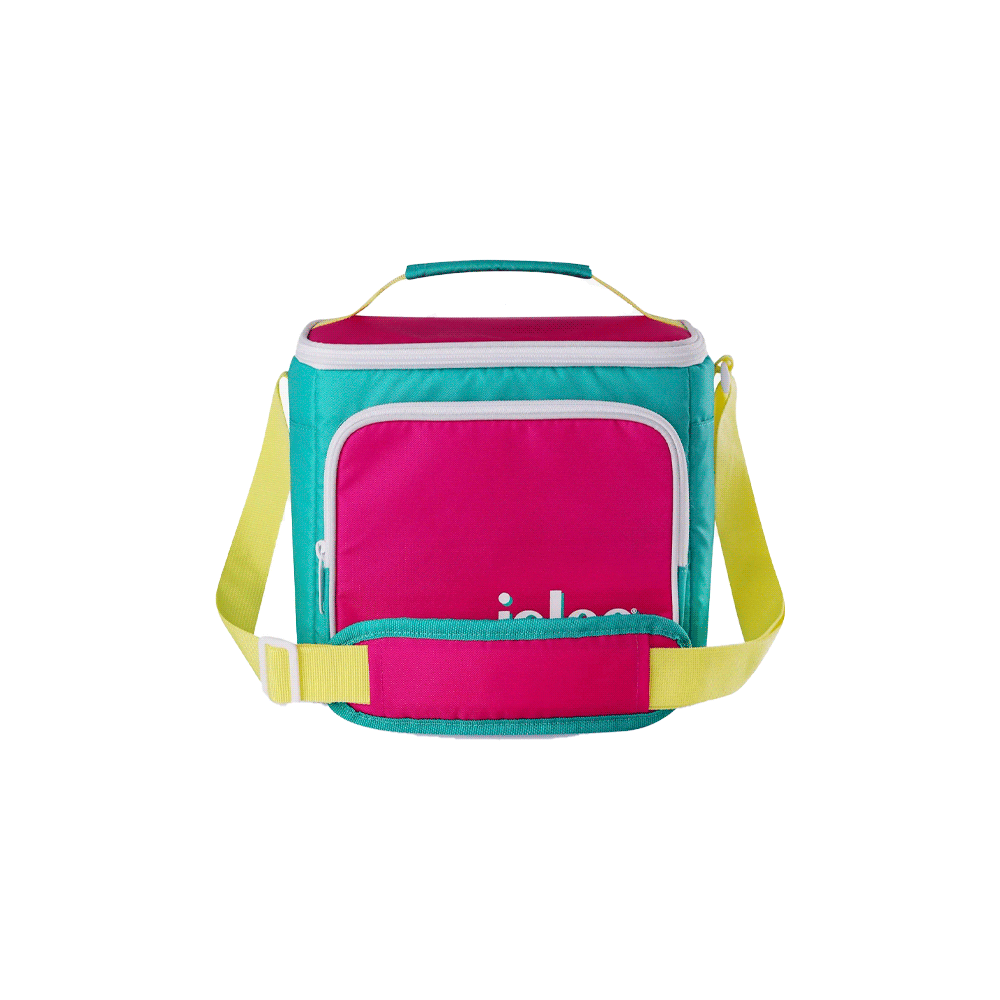 CONSERV BOLSA IGLOO  9LAT RETRO SQUARE LUNCH JADE/YLW 1P 65479