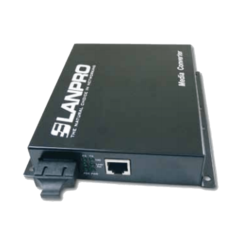 CONVERTIDOR FIBRA O. 10/100/1000 LANP MM SC X 2 KMS