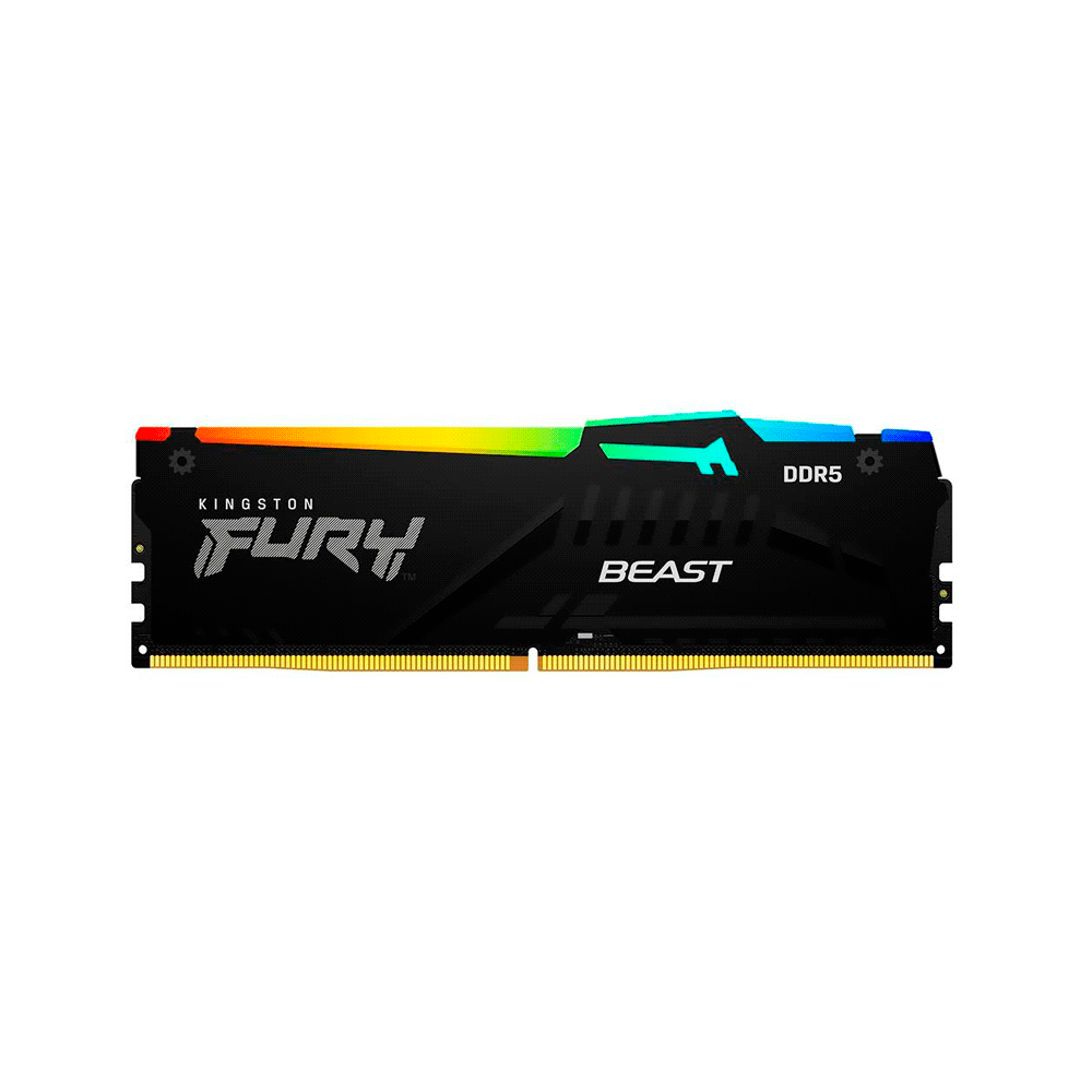 MEM DDR5  8G 5200 KINGSTON FURY BEAST BK KF552C40BBA-8 RGB XMP
