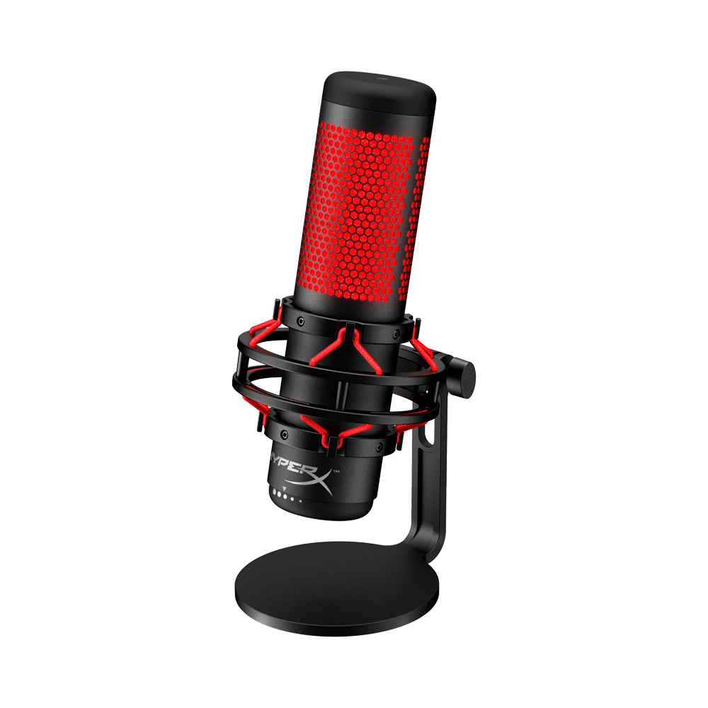 MICROFONE HYPX 4P5P6AA QUADCAST LUZ ROJO 2M 48KHZ/16-BIT