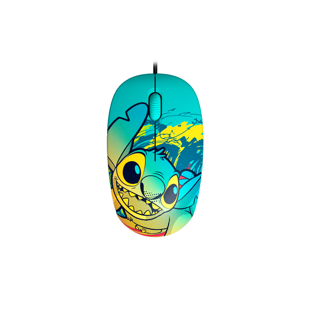 MOUSE USB XTM-D406ST-BL STITCH XTECH 1200DPI/3 BOT/AZUL