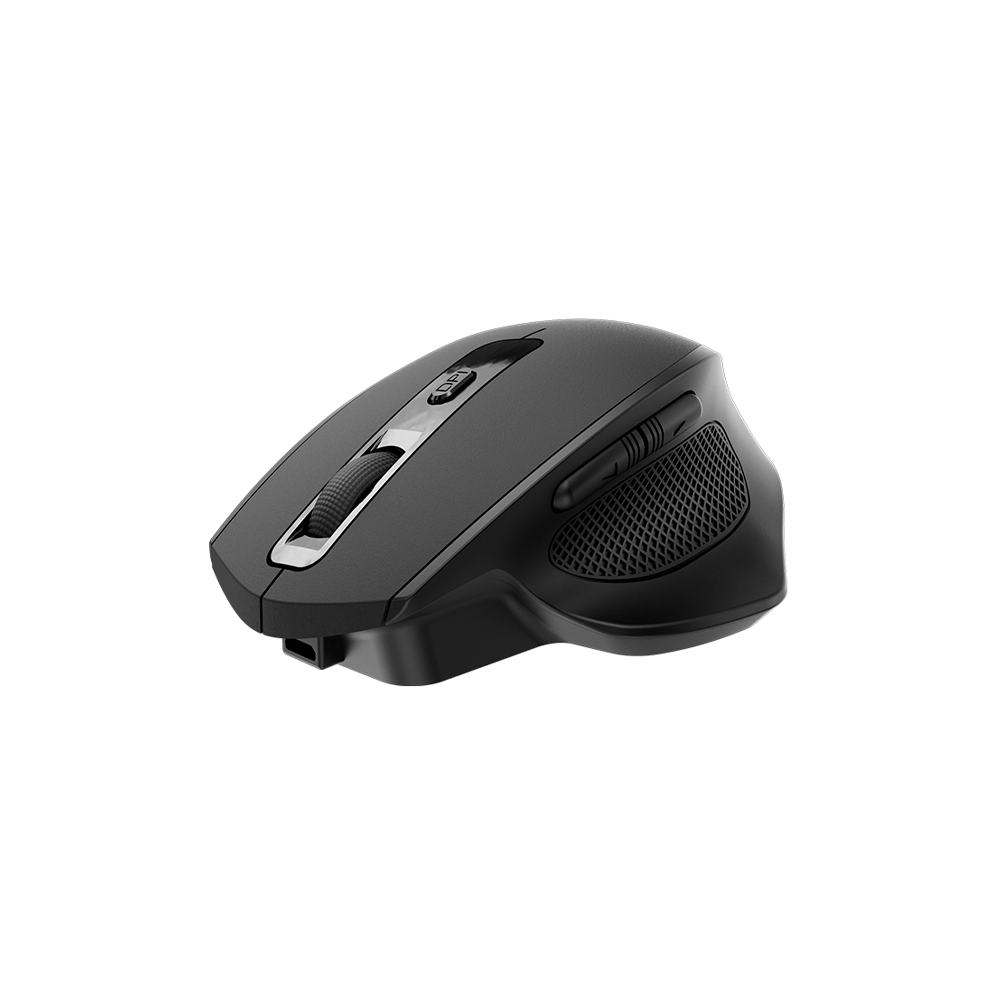 MOUSE WIR KMW-760 ERGOLAST KLIP 1600DPI/6 BOT/RECARGABLE/NEGRO
