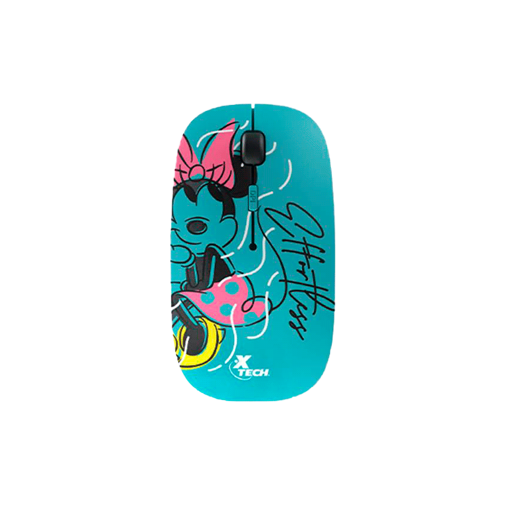 MOUSE WIR XTM-D340MM MINNIE MOUSE XTECH 1600DPI/4 BOT/TURQ PSJ