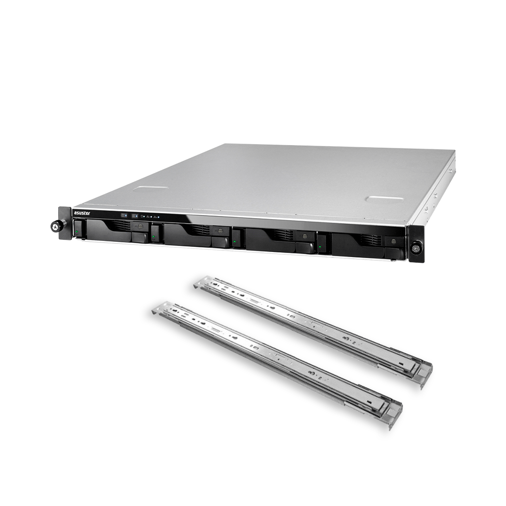 NAS ASUSTOR AS6504RS QC2.1/4BAY/8GB/4-GBLAN/4USB3.2 + RIEL