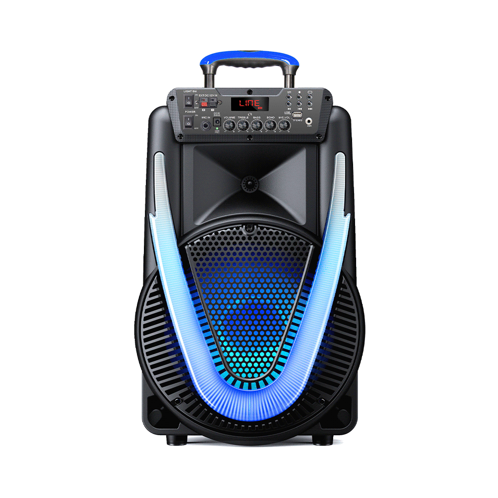 PARLANTE  800W SUNNY II 15" BT/AUX/SD/USB/FM/TWS/LED/BAT SP396 MULTI