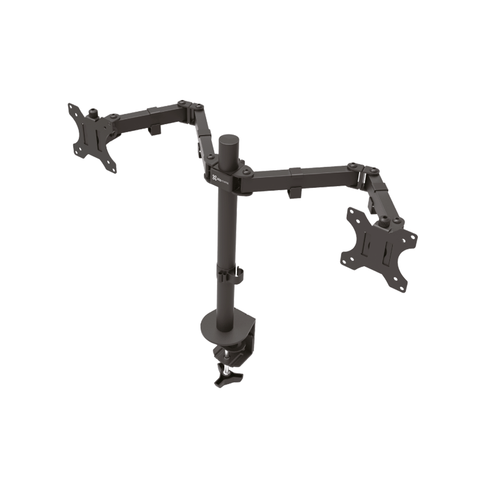 SOPORTE P/2MON 13" A 32" KLIP KPM-310 8KG/ART/INCL 90/GIR/NEG