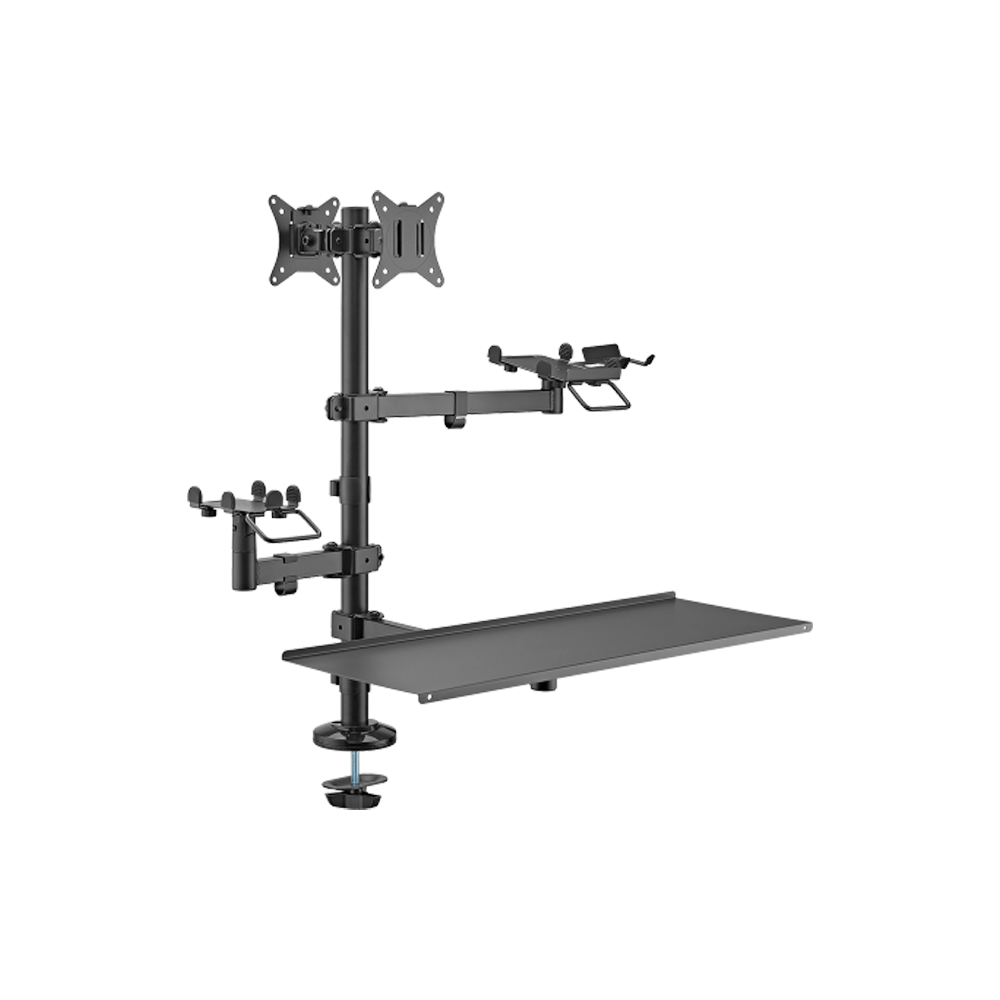SOPORTE P/POS IMP/2MON/SCAN 17" A 32" FTX FTX-02LD 9KG/ART/ROT180/GIR
