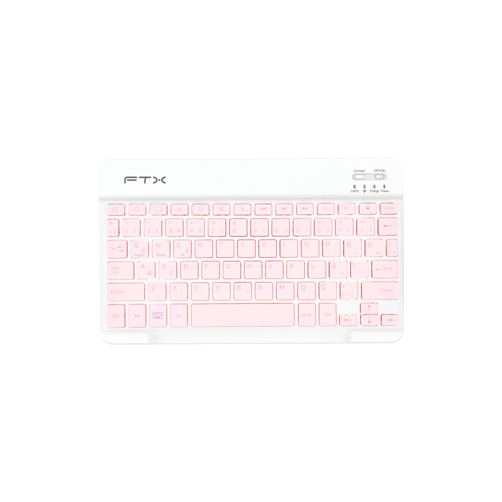TECLADO BT FTXB09 ESP/ROSA 106234