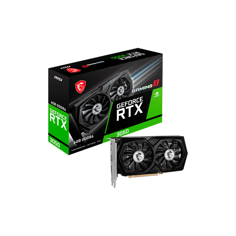 VGA RTX3050 GAMING X 6G MSI DD6 912-V812-053