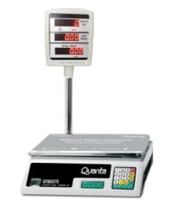 BALANZA DIGITAL QUANTA QTBD275 40KG/C-BRAZO/LED REF QTBD275 