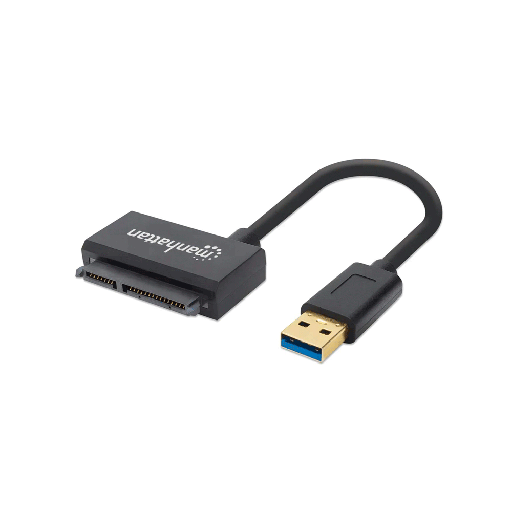 [97727] ADAP USB-A/SATA 2.5" MANH 130424 5GBPS/48BIT NEGRO