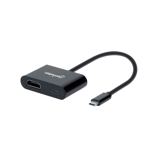 [76647] ADAP USB-C/HDMI MANH 153416 USB-C POWER/4K/60HZ/60W NEGRO