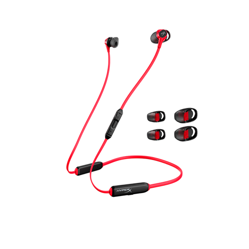 [70188] AURI EARPHONE HEBBXX-MC-RD/G HYPX CLOUD BUDS GAM/BT/MIC/ROJO