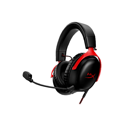 [109437] AURI HEADSET 727A9AA HYPX CLOUD III GAM/MIC/USBC/USBA/3.5MM/ROJO/NEG