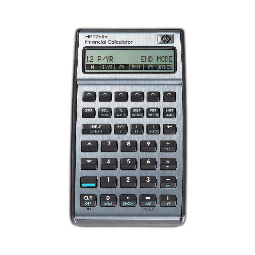 [94559] CALC FINANCIERA HP 17BII+ 2 LINEAS FORM VERTICAL PLATA