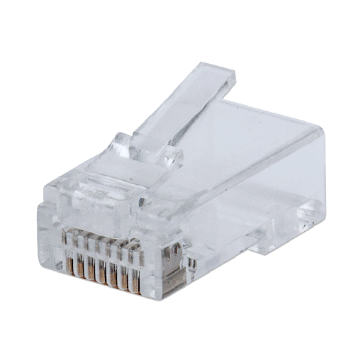 [76784] CONECTOR RJ45 CAT 5E 100UN POTE 791083 INTELLINET