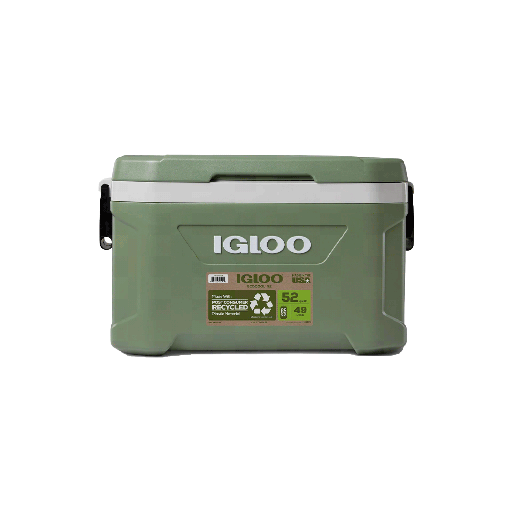 [104883] CONSERV IGLOO  49L ECOCOOL V-GRN/GRY 2P 64X37X39CM 50491