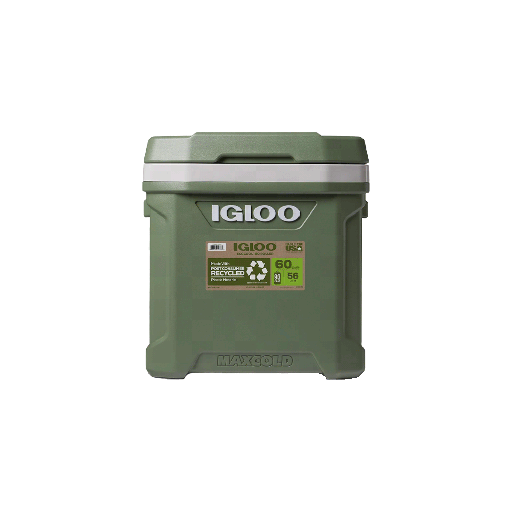 [104890] CONSERV IGLOO  56L ECOCL MC RLR V-GRN C/RUEDAS 2P 55X46X50CM 34777