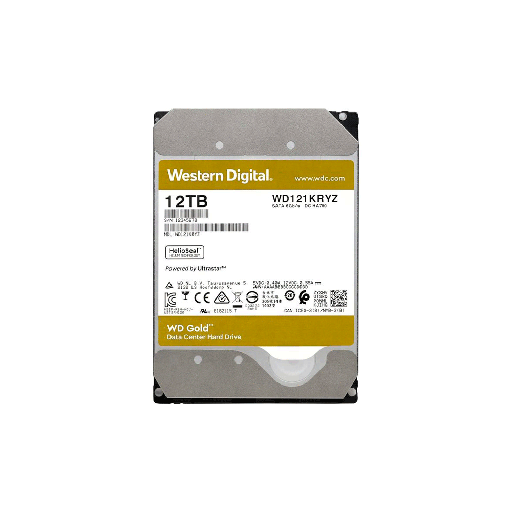 [119146] HD SATA3 12TB WD GOLD ENTERPRISE 7200 256MB WD121KRYZ GARANTIA BR